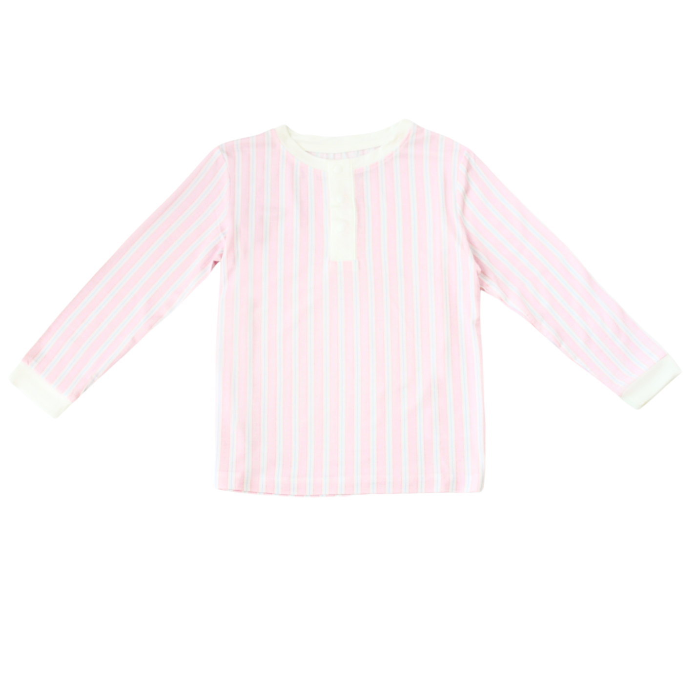 Sustainable Choice Modal Long Sleeve Pyjamas - Pink Stripe