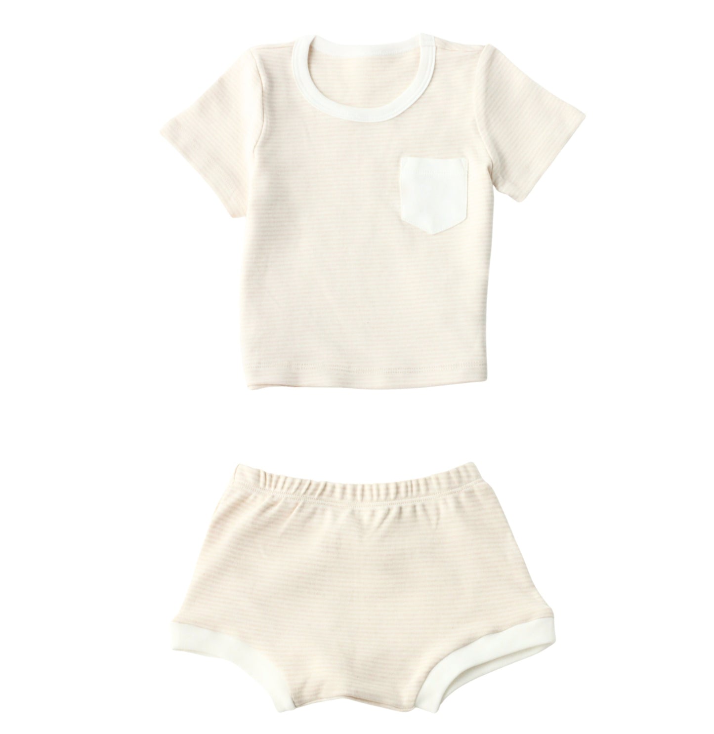 Organic Cotton Short Sleeve Casual Set - Purely Natural